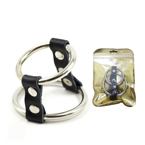 Dual Cock Ring With Ball Double Penis Rings Last Longer Adult Sex Toys