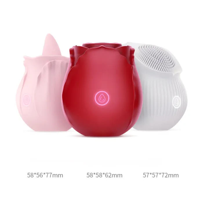 Premium Quality Rose Vibrator Clitoral Suction & Stimulation