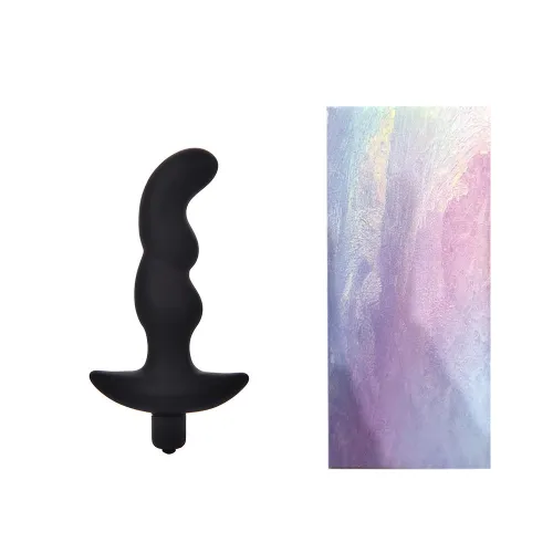 Silicone Vibrating Anal Butt Beads Plug