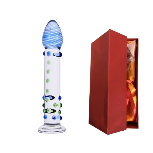 G-Spot Glass Large  Dildo Butt Plug