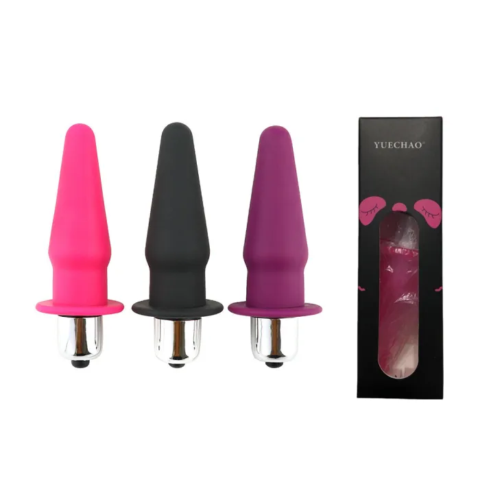 Vibrating Butt Plug Dildo Vibrator​ Anal Plug Silicone Adult Sex Toy