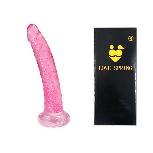 Big 8 Inch Realistic Suction Cup Dildo Large Rubber Silicone