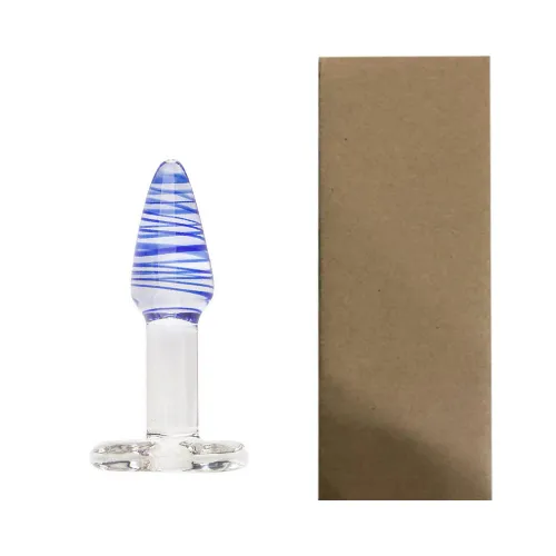 Glass Butt Anal Plug Unisex Masturbator Crystal Dildo