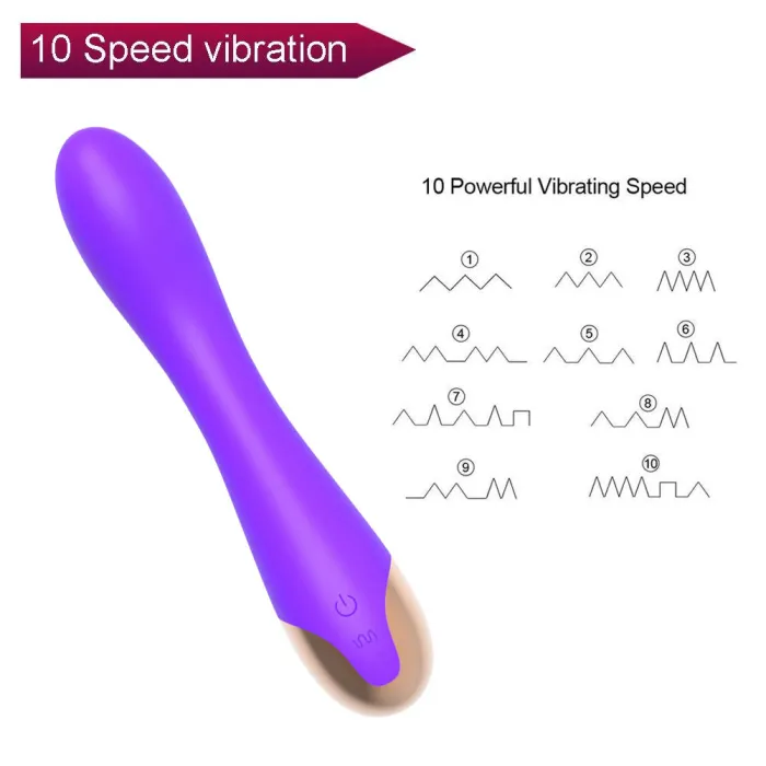 10 Speed USB Rechargeable Vibrator