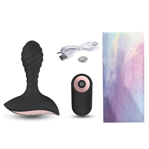 10 Speed Vibrating Prostate Massager Remote Control Anal Butt Plug
