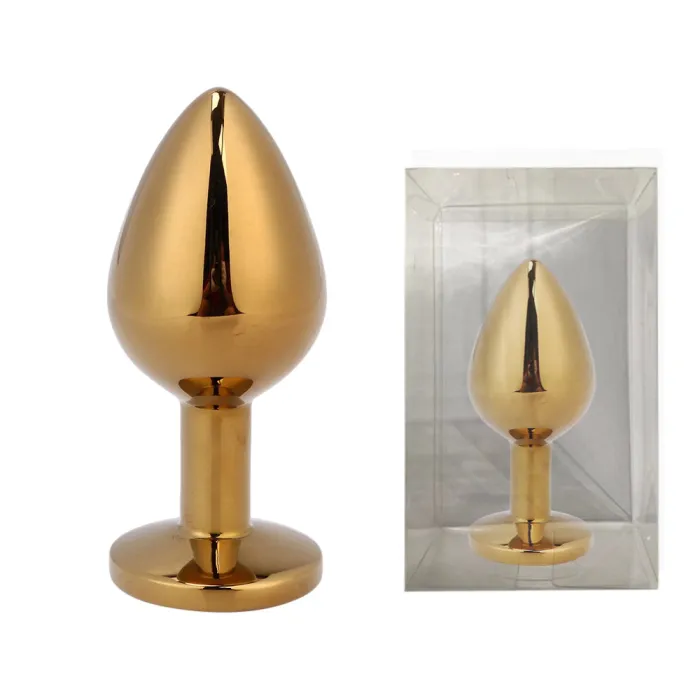 Anal Plugs Stainless Steel Metal Anal Butt Plug - S/M/L