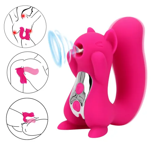 Squirrel Vibrator Clitoral Suction & Stimulation