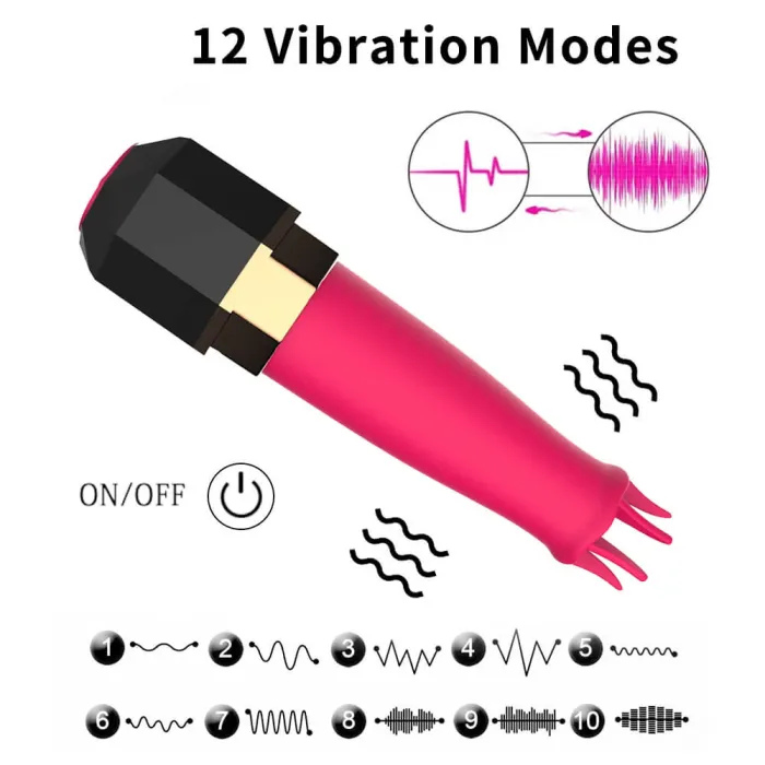 12 Speed Lipstick Bullet Vibrator