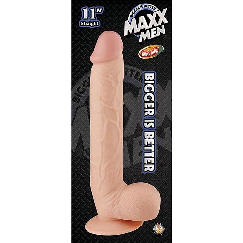 Maxx Men Straight Dildo-Flesh 11