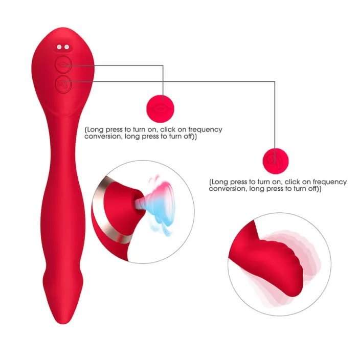7 Frequency G-Spot Sucking Vibrator