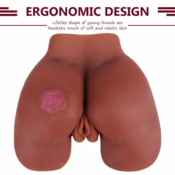 Dark Skin Male Masturbator Realistic Big Butt