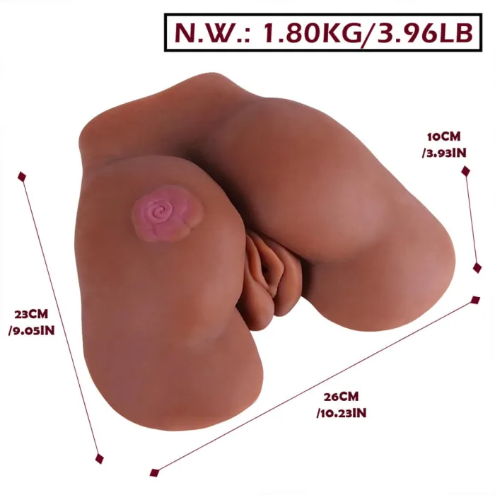Dark Skin Male Masturbator Realistic Big Butt