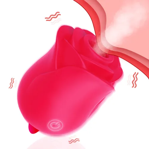 Rose Jump Egg Tongue Licking Clitoris Massage