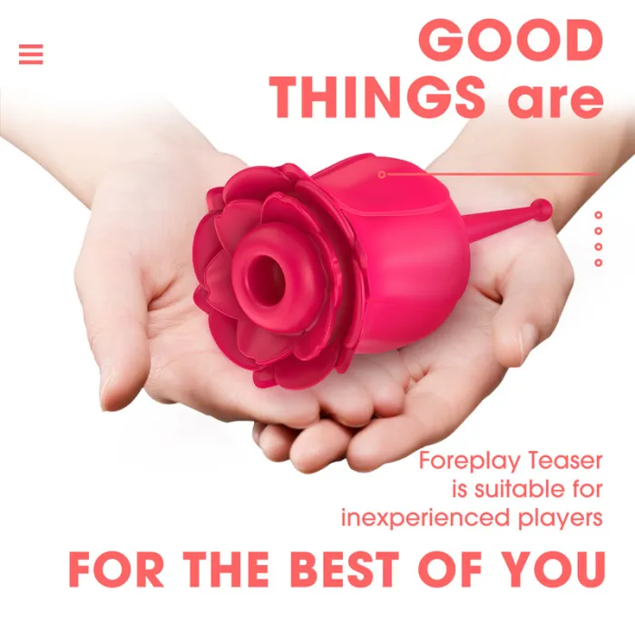 Rose G-Spot Sucking Vibrators