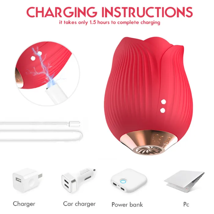 MINI Rose Sucking Teaser Vibrator