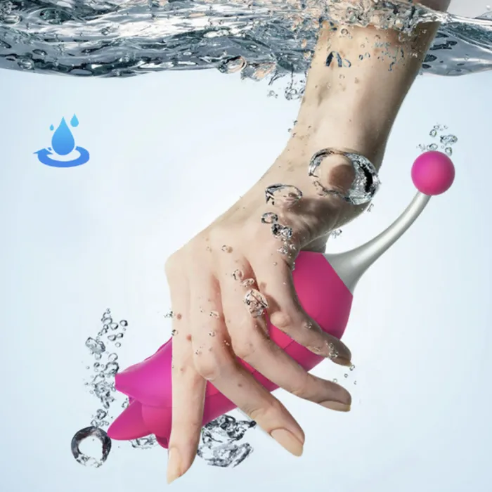 G-Spot Rose Vibrator For Female Tongue Massager