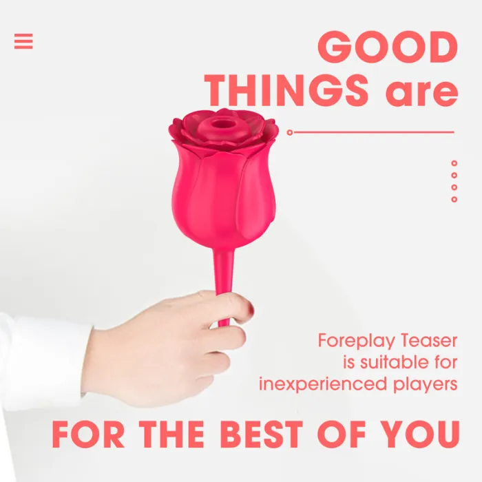 Rose G-Spot Sucking Vibrators