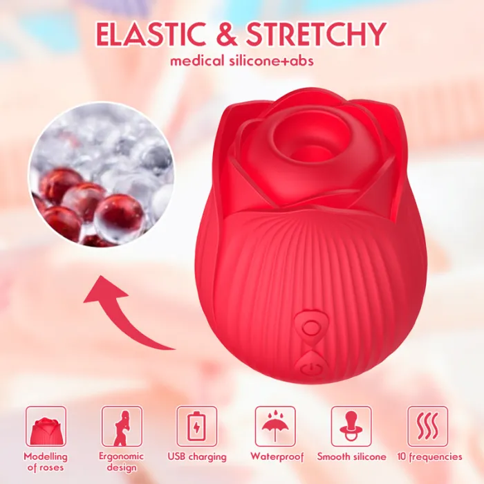 MINI Rose Sucking Teaser Vibrator