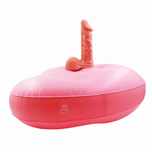Sit And Ride Inflatable heart Seat With Vibrating Dildo