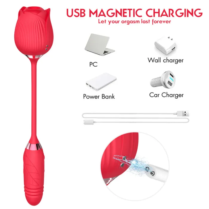 Premium Quality Sucking Teaser Egg Jumping Rose Vibrator