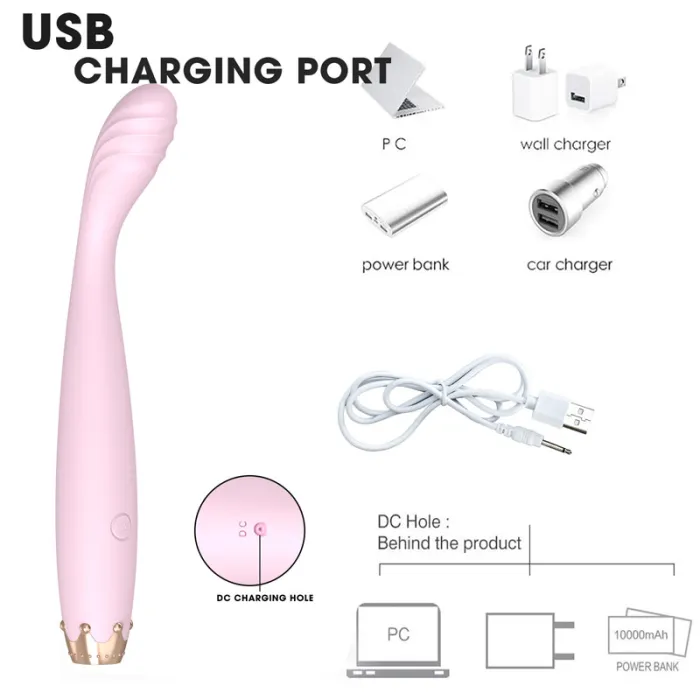 Crown G-Point Dildo Vibrator Wand