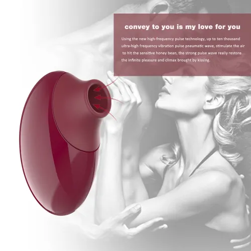 Lena Sucking Red Vibrators
