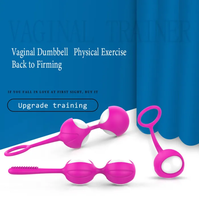 Vaginal Silicone Dumbbell Ball Sex Toy