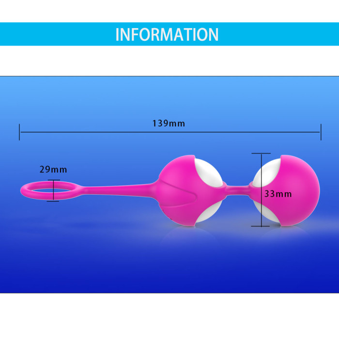 Vaginal Silicone Dumbbell Ball Sex Toy