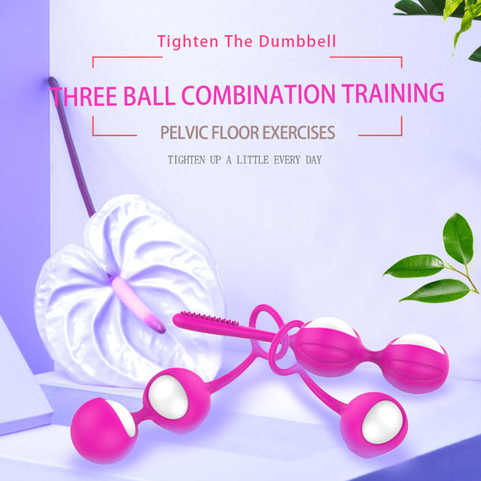 Vaginal Silicone Dumbbell Ball Sex Toy