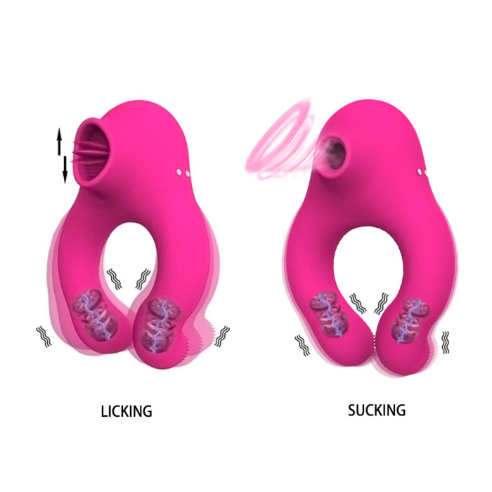 Sucking and Licking Cock Ring