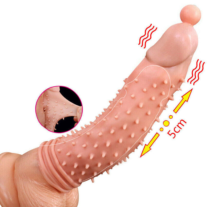 Cock Sleeve Vibrator Granule Spike