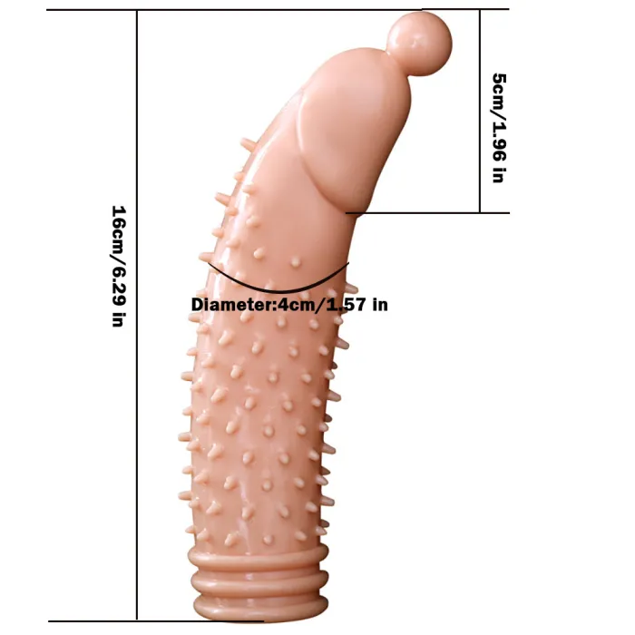 Cock Sleeve Vibrator Granule Spike