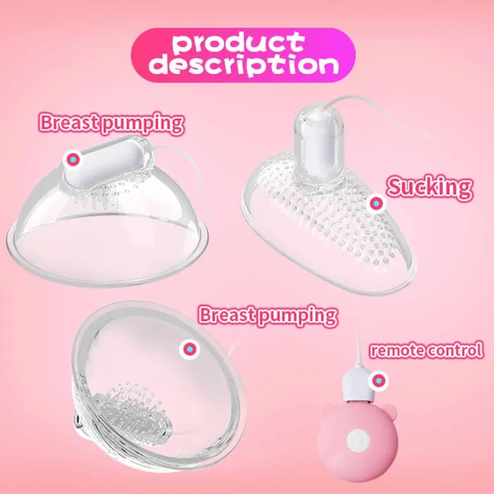 Three Head Charging Shock Absorbing Breast Massager