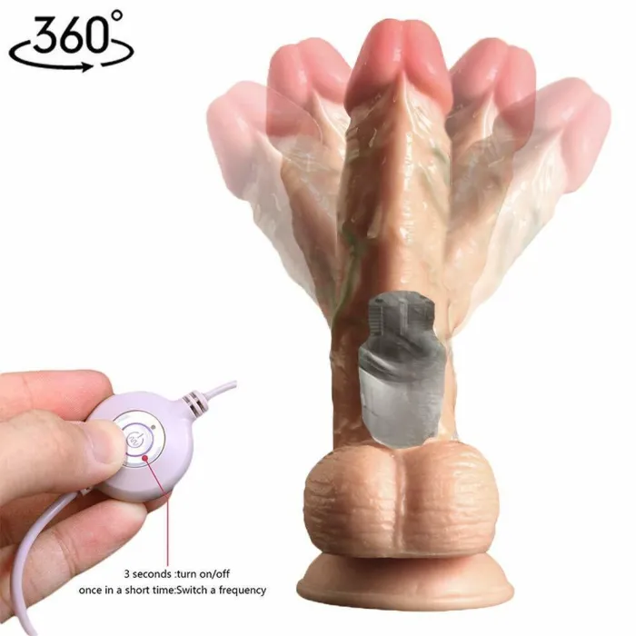 USB rechargeable female phalluses sway and vibrate