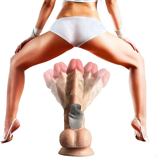USB rechargeable female phalluses sway and vibrate