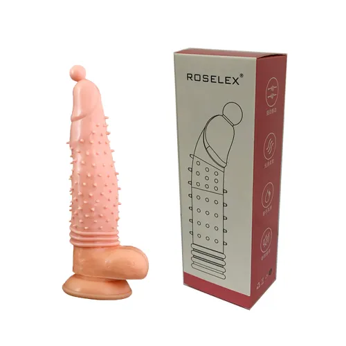 Cock Sleeve Vibrator Granule Spike