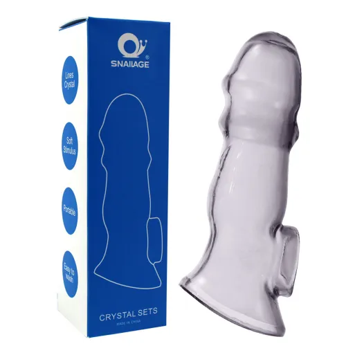 Male Penis Extension Crystal Condom