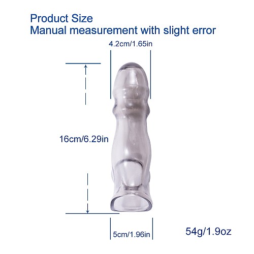 Male Penis Extension Crystal Condom