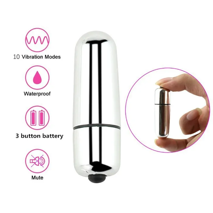10 Speed Adult Mini Silicone G-spot Vibrator
