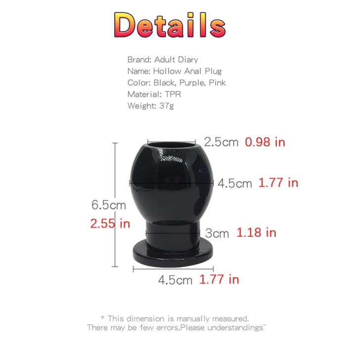 Butt Plug Enema Anal Dilator