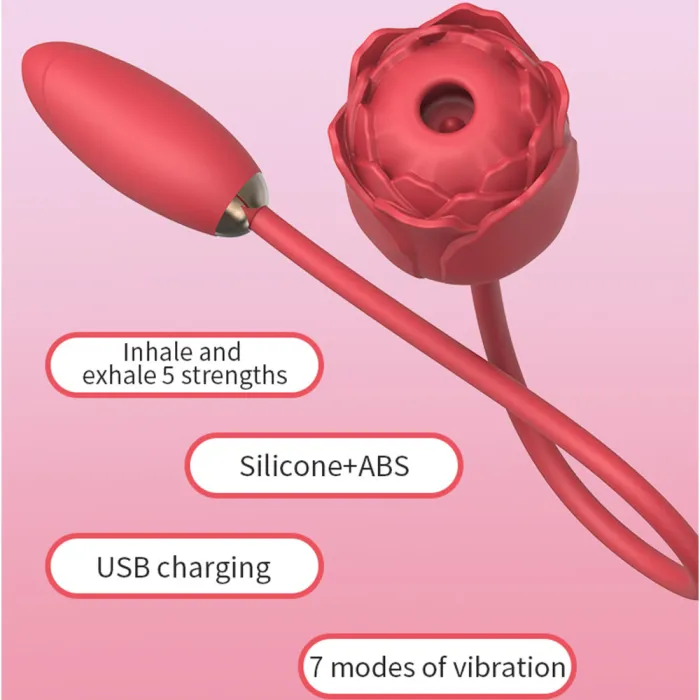 10 Speed Rose Sucking Vibrator