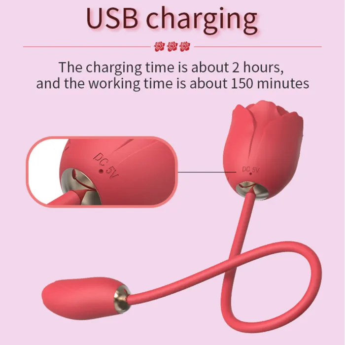 10 Speed Rose Sucking Vibrator