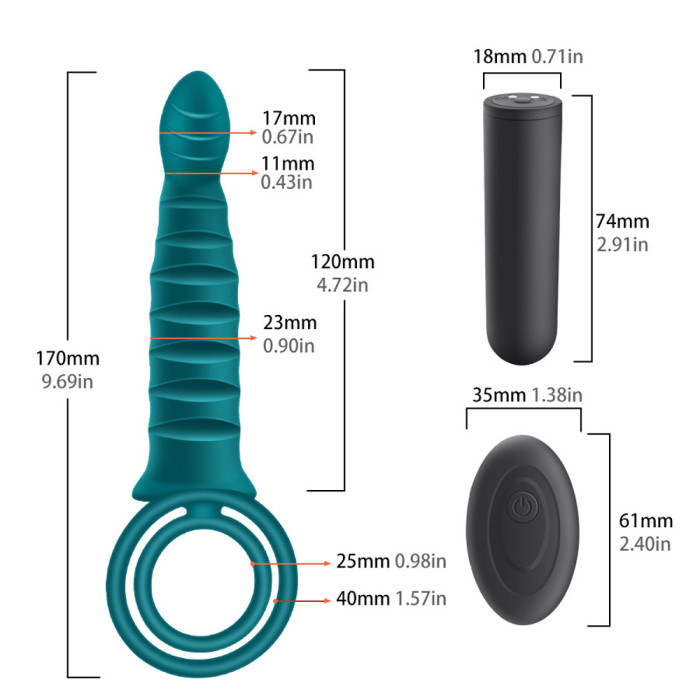 Silicone Anal Lock Ring Sex Toys
