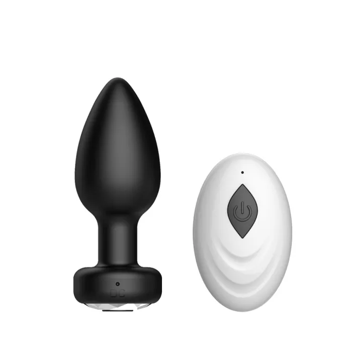 Wireless Remote Control Vibrating Silicone Anal Plug