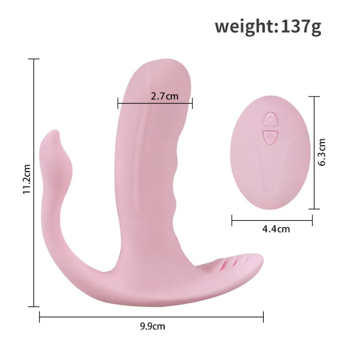 10 Speed Remote Silicone Wearable Vibrators