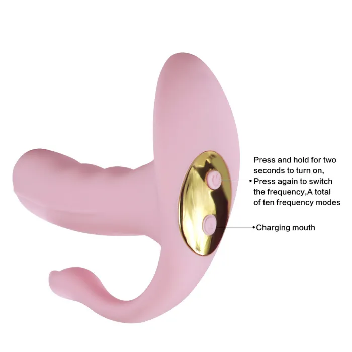 10 Speed Remote Silicone Wearable Vibrators