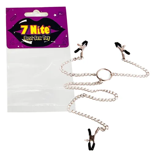 Three-Headed Double-Peak Nipple Labia Clip