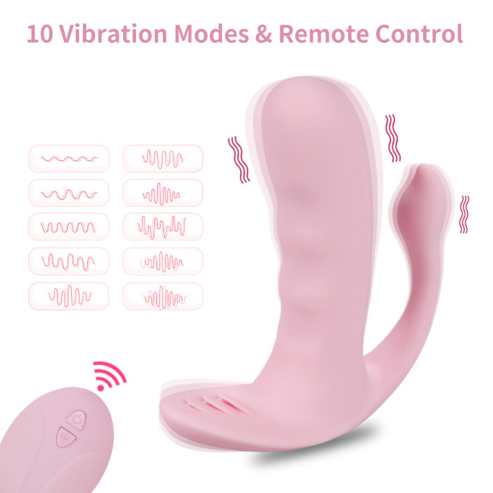 10 Speed Remote Silicone Wearable Vibrators