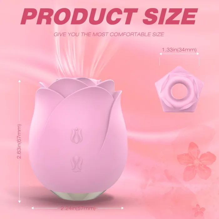 Flower Removable Suck Vibrator