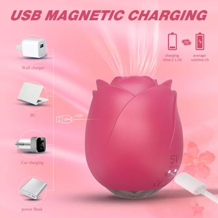 Flower Removable Suck Vibrator